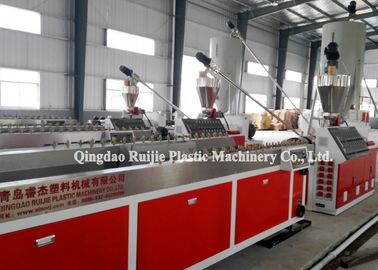 Wall PVC Profile Production Line , Plastic WPC Ceiling Panel Making Machine