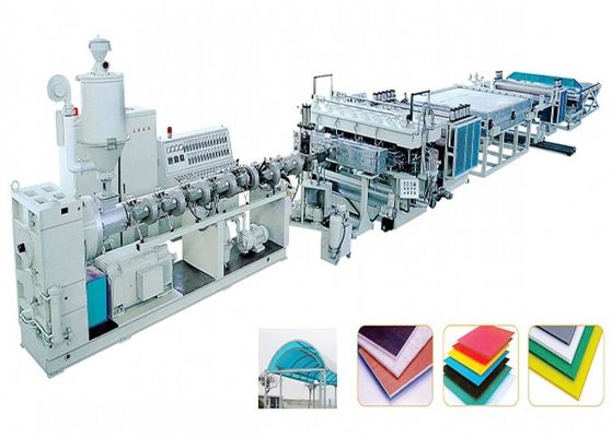 Hollow Recycled PC Pp Sheet Extrusion Line 5mm Thickness